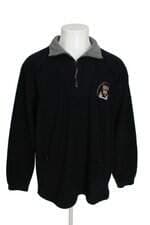 Blusa Jerzees de moletom masculina preta