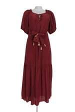 Vestido Debrum feminino vinho 