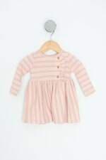 vestido carters kids listrado com babado