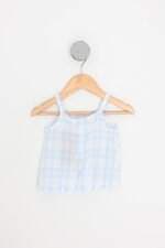 blusa carters kids xadrez com bordado
