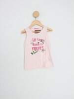 regata kids rosa com aplique