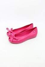 sapatilha melissa feminina rosa com laço