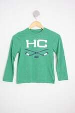 camiseta tip top kids verde com silk