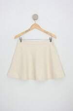 saia forever 21 feminina champagne com forro