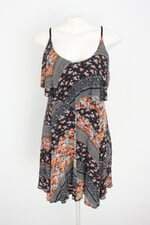vestido manaca feminino estampado com forro