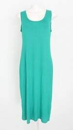 vestido capim pimenta feminino verde com fenda