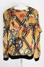blusa Patbo feminina estampada com babado