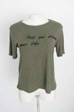 blusa luigi bertolli feminina verde com patch