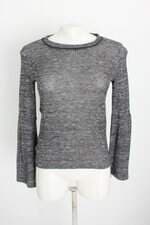 blusa manga longa handbook feminina cinza