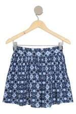 saia Renner feminina estampada com cós com elástico e forro