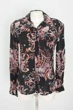 camisa costume feminina estampada 