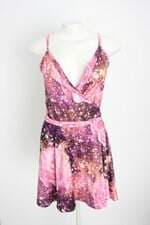 blusa my place feminina estampada com faixa na cintura