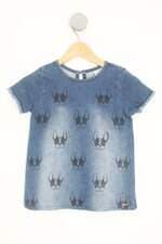 blusa momi kids azul