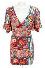 vestido manacá feminino estampado 
