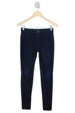 calça de tecido Uniqlo feminina azul