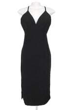 vestido feminino anacondawho preto com fenda