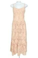 vestido feminino bege com forro