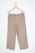 calça de sarja feminina bege