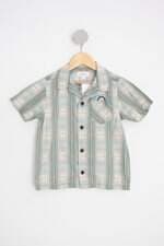 camisa diesel kids estampada