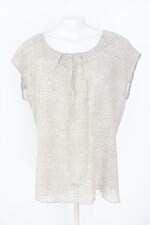 blusa feminina animal print com pregas e transparência