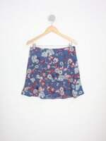 saia chifon feminina floral