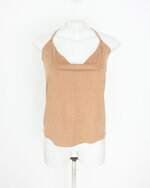 regata feminina marrom