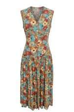 Vestido Midi Achados Repassa floral