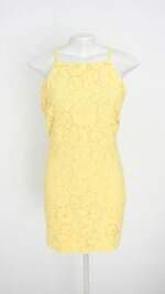 vestido forever 21 feminino amarelo com forro