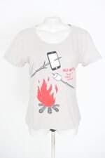 blusa bus 142 feminina cinza com silk