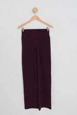 calça de tecido feminina roxa