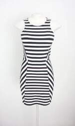 vestido feminino listrado