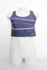 top esportivo lado fit feminino roxo listrado