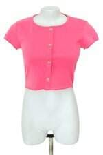 cropped romântico feminino rosa com aplique