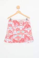 saia Le Lis Blanc feminina estampada com peplum