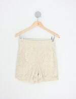 shorts lily belle feminino bege com forro