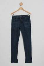 calça jeans Le Lis Blanc feminino azul com fenda