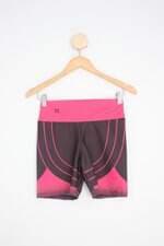 shorts de academia lado fit feminino estampado