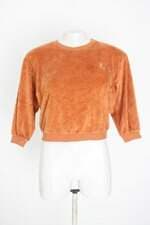 blusa mini galerista kids laranja com bordado