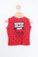 regata leader kids vermelha com silk