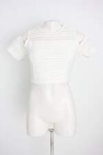 blusa handbook feminina off white com meio forro