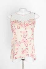 blusa antix feminina estampada com pregas