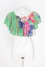 blusa farm feminina estampada com sobreposição