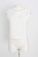 regata feminina branca com transparência