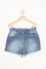 shorts jeans marisa feminino azul
