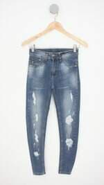 calça jeans sawary feminina azul