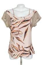 blusa koiza rara feminina bege com recortes