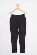 calça de tecido feminina cinza