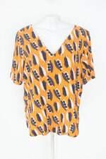 blusa Maria Filó feminina estampada com aplique e barra mullet