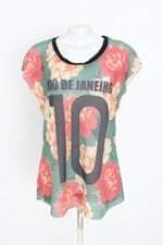camiseta tricot farm feminina estampada