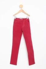 calça de sarja pivete kids vermelha